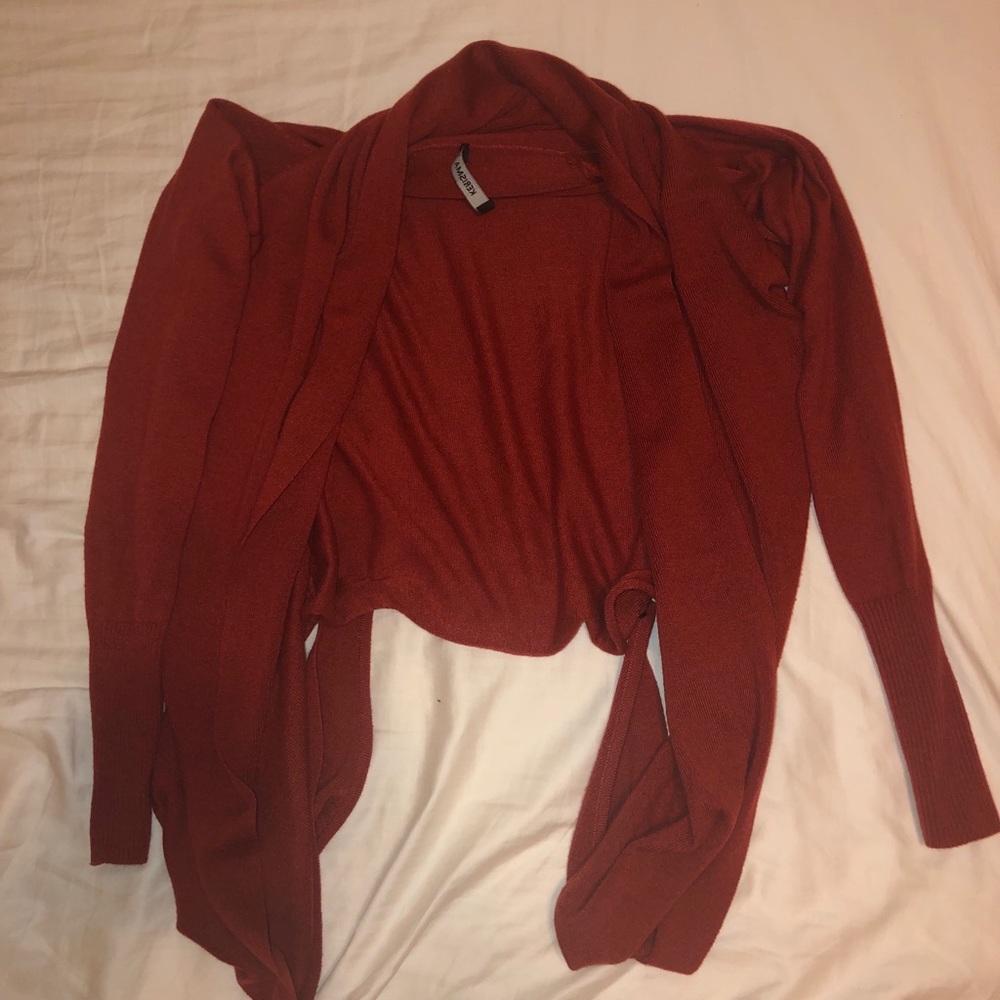 Autumn Orange Cardigan